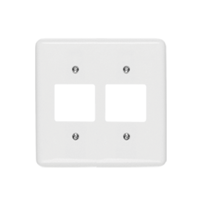 Placa 4x4 para 2 Interruptores 2 Teclas