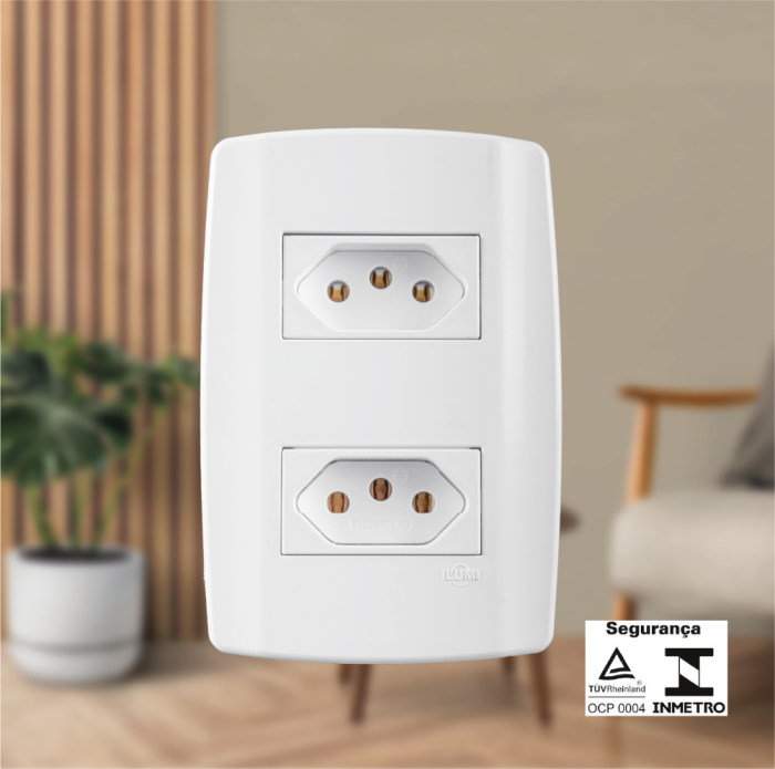 Monobloco 2 Tomadas 20A 250V - Imagem 2