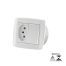 Monobloco 1 Interruptor Simples 10A 250V + 1 Tomada 20A 250V