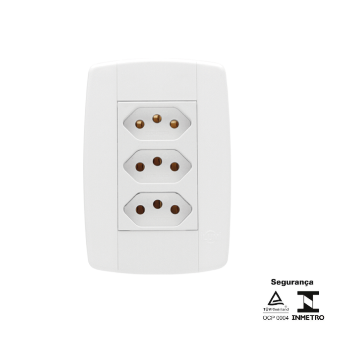 Monobloco Conjunto 3 Tomadas 20A 250V