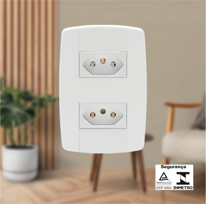 Monobloco Conjunto 2 Tomadas 20A 250V - Imagem 2