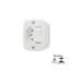 Interruptor Sobrepor Retangular 1 Tecla Simples + 1 Tomada 2P + T 20A 250V