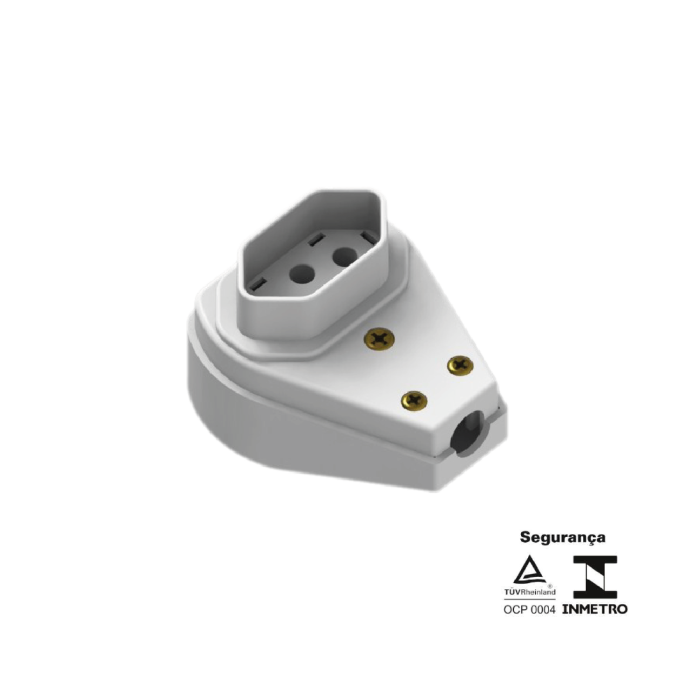 Fêmea Gigante Bipolar 2P + T 20A 250V Branco