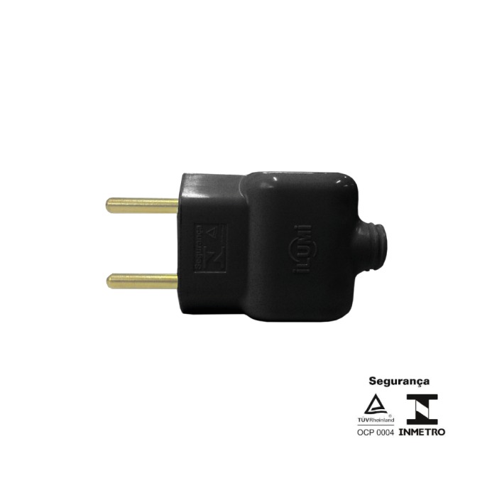 Pino Prensa Cabo 2P 10A 250V Preto
