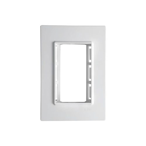 Placa 4x2 3 Módulos Juntos com Suporte - Vivaz
