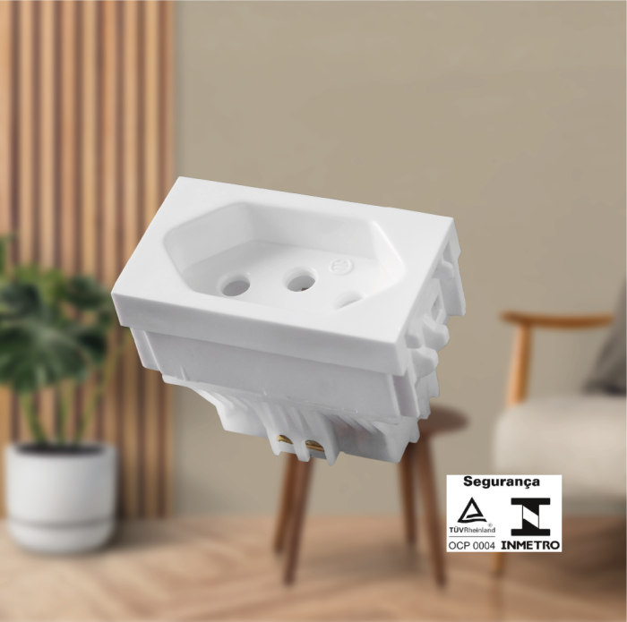 Módulo Tomada 10A 250V - Imagem 2