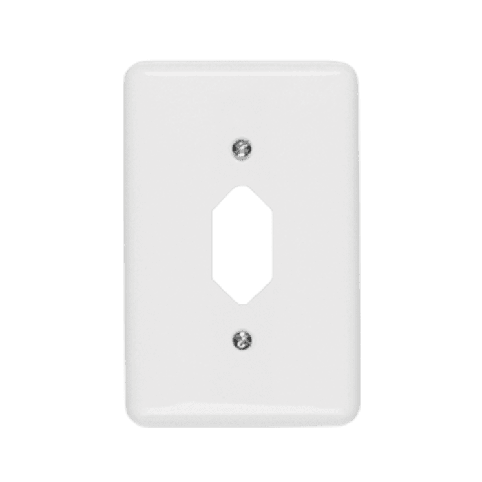 Placa 4x2 para 1 Tomada Fixa de Embutir