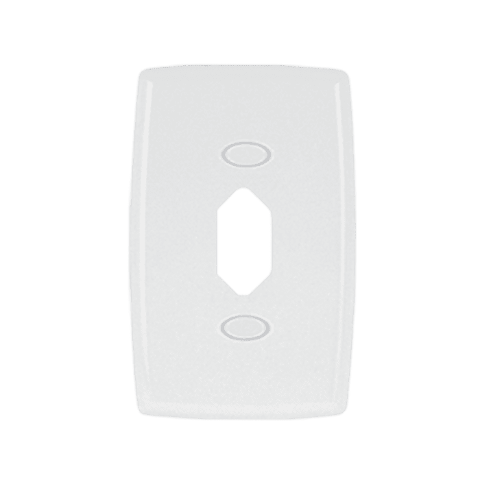 Placa 4x2 para 1 Tomada Fixa de Embutir