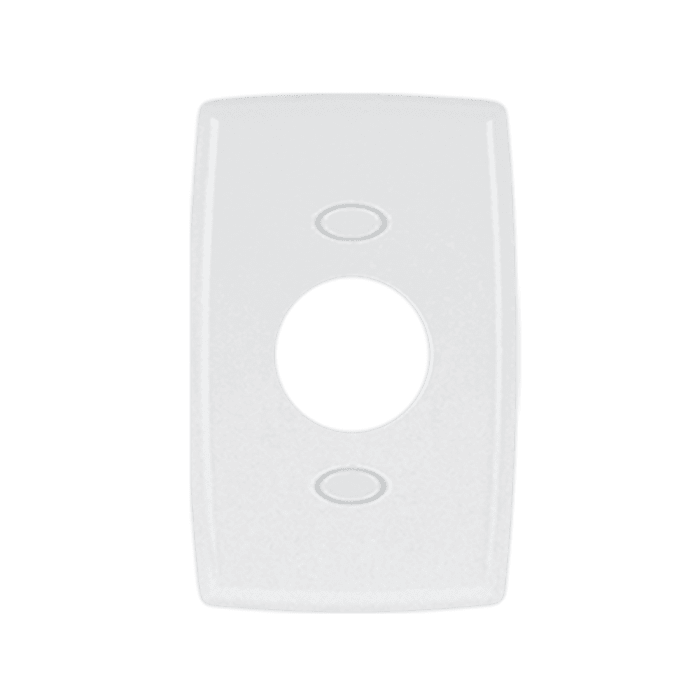 Placa 4x2 para 1 Tomada Redonda