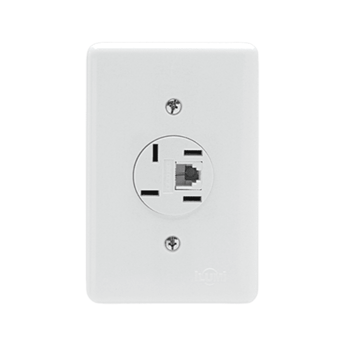 Tomada Telebras Modular RJ11 - 2 Fios