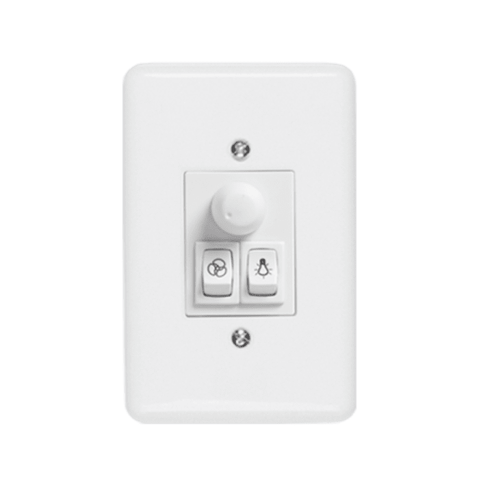 Controle Ventilador com Acionamento de Lâmpada e Inversão de Sentido Rotação Bivolt 127V/150W - 220V/300W