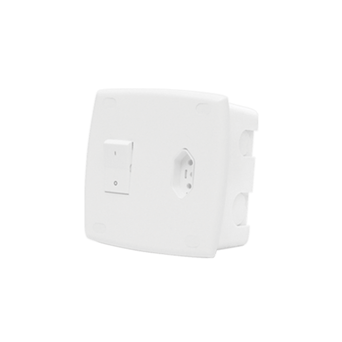 CIT Caixa Interruptor 25A + Tomada 20A - Embutir
