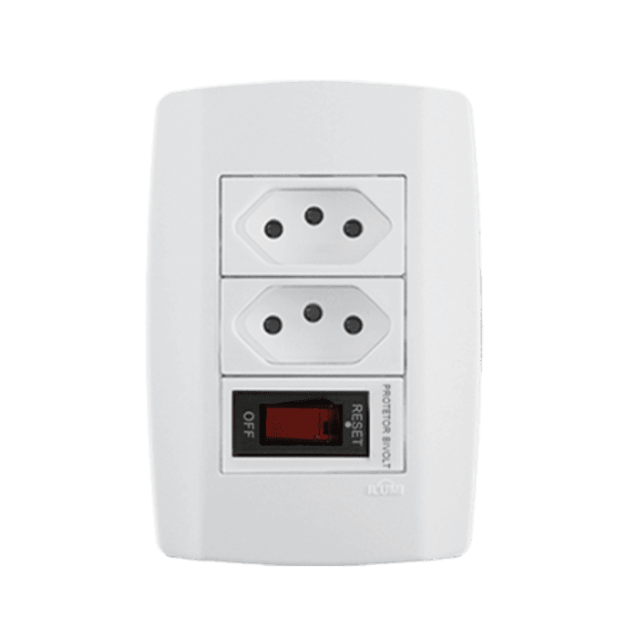 2 Tomadas 10A 250V + MPT 10A