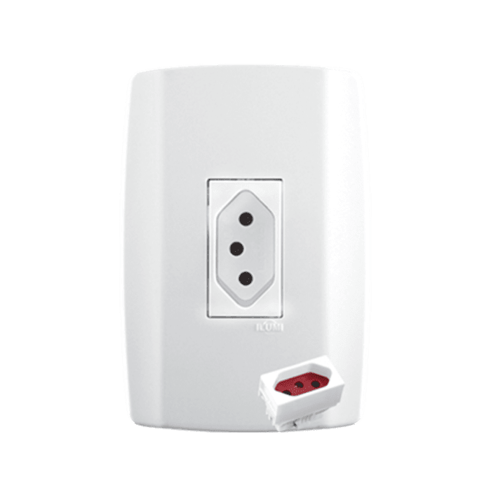 1 Tomada 20A 250V - Vertical