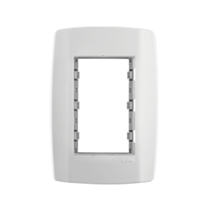 Placa 4x2 1 Módulo Horizontal com Suporte