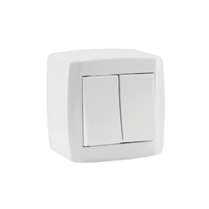 Monobloco Interruptor 2 Teclas Simples 10A 250V