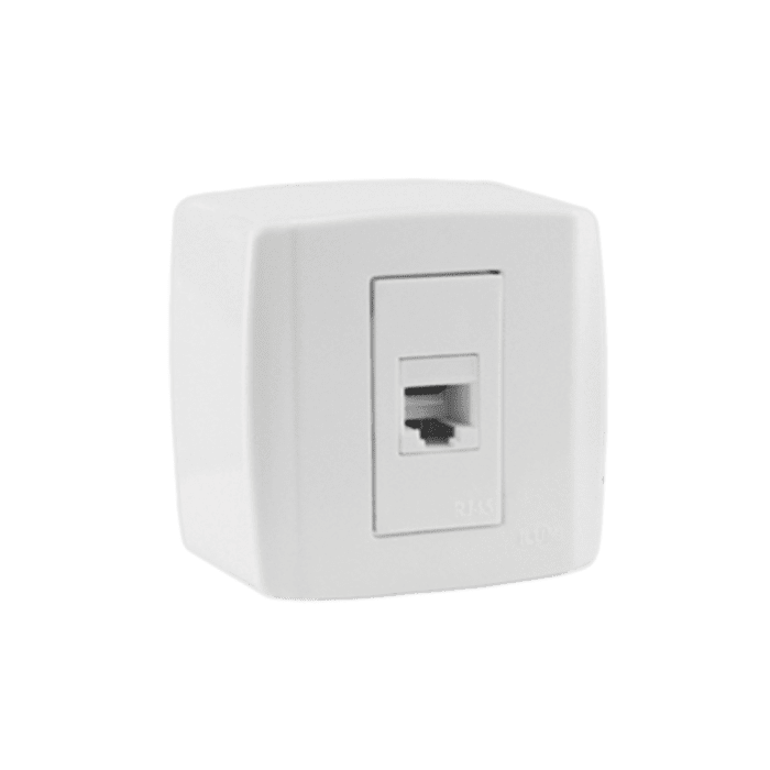 Tomada de Rede Informática RJ45 - 8 Fios