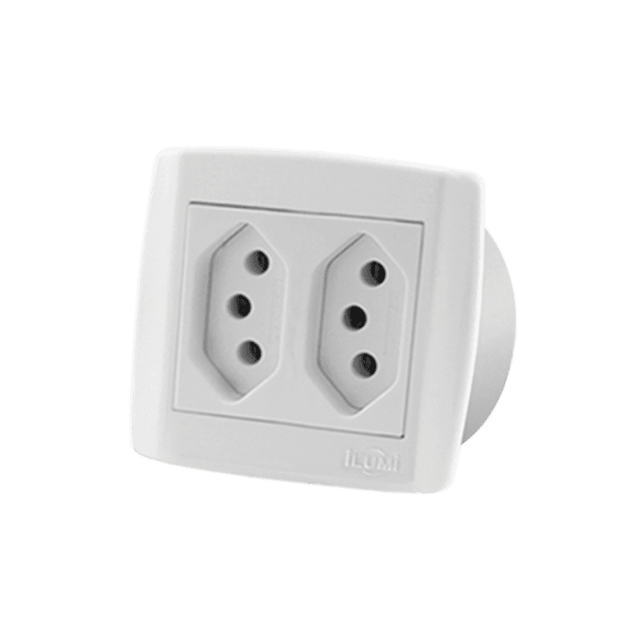 Monobloco Conjunto 2 Tomadas juntas 20A 250V