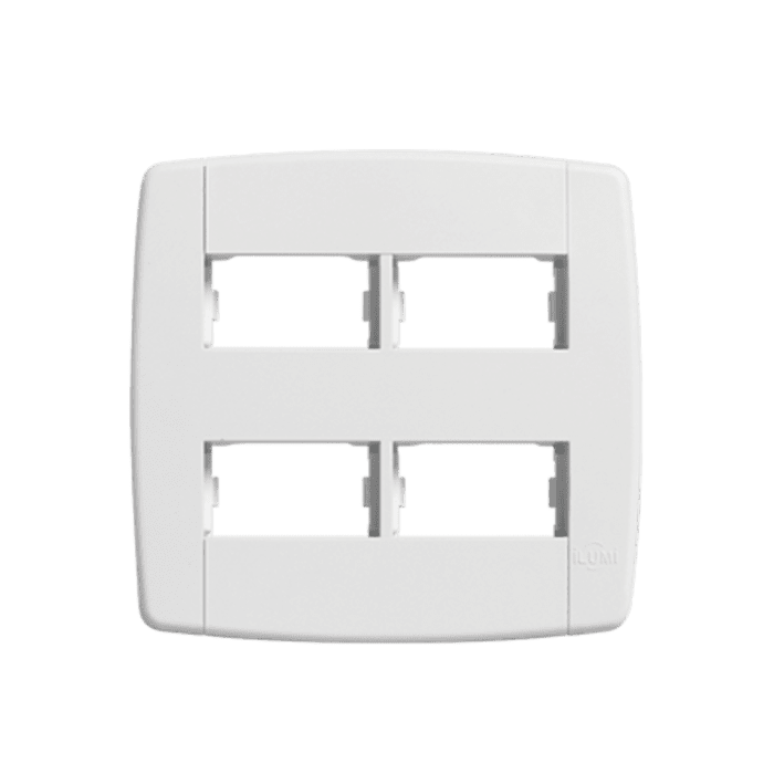 Placa 4x4 2+2 Móduos Separados - Horizontal